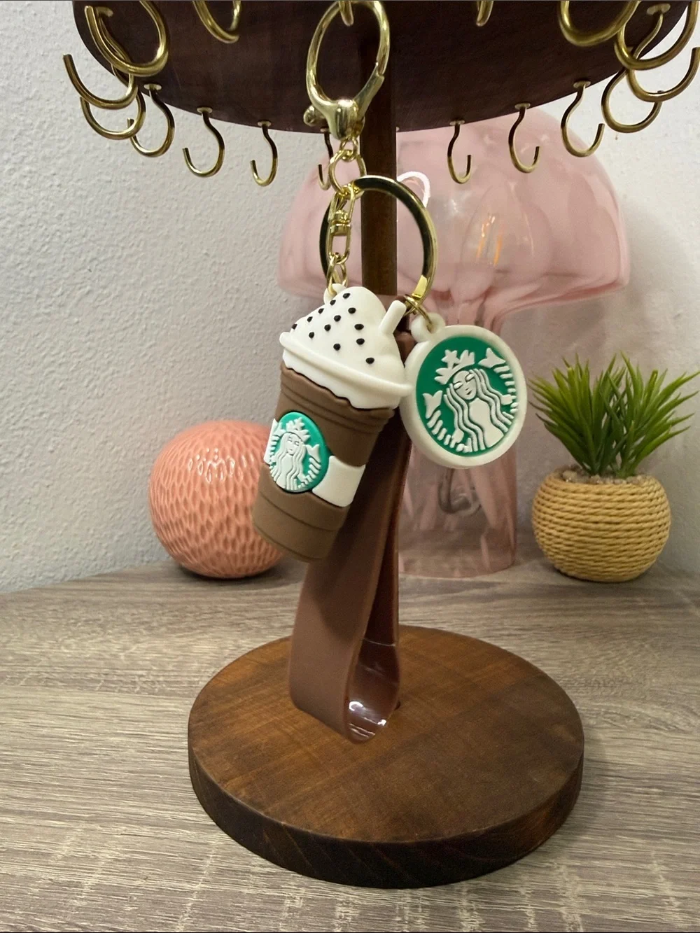 Starbucks Latte Silicone Keychain